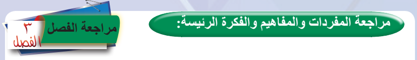 مراجعة الفصل الثالث